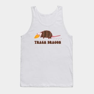 Opossum Trash Dragon Breathing Fire Tank Top